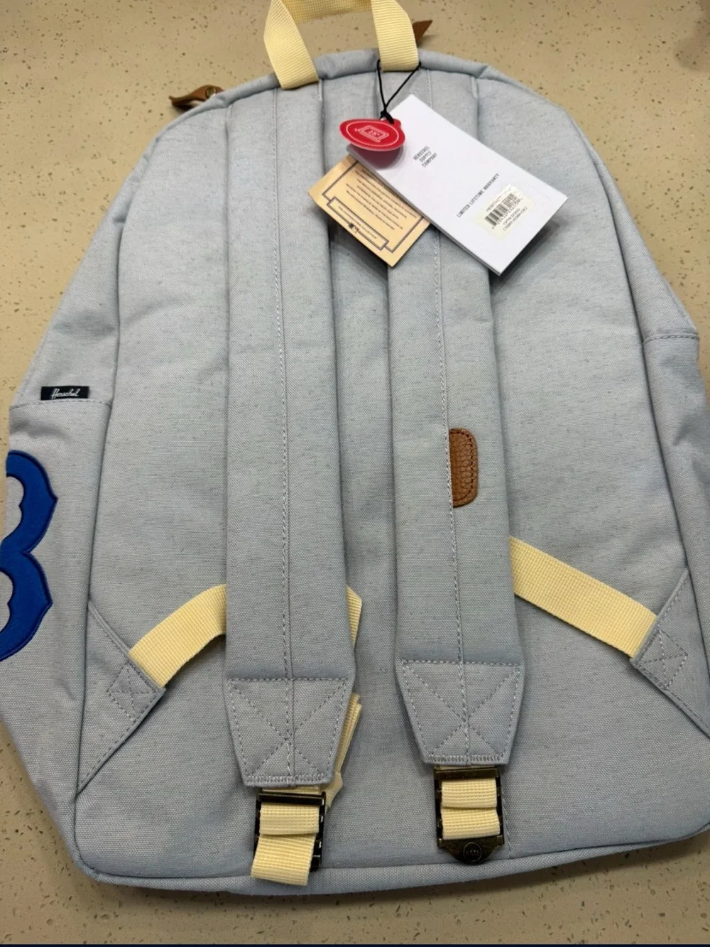 Herschel Brooklyn Dodgers MLB Cooperstown Heritage Backpack NWT